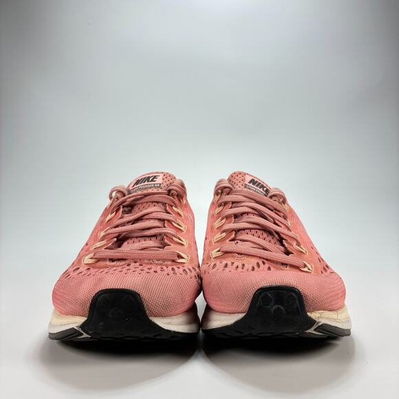 Nike Air Zoom Pegasus 34 Pink Lace Up Running Shoes 880561-606 Women’s Size 5.5 - Picture 2 of 10